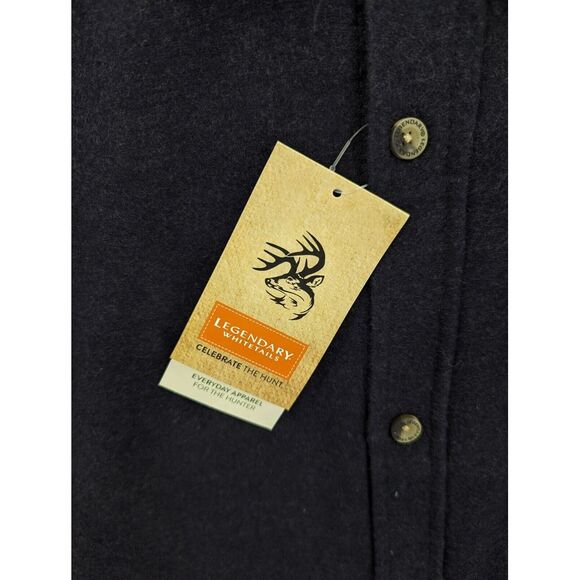 NEW Legendary Whitetails Flannel Shirt Buck Camp Button Up Men's 3XT Tall - Picture 7 of 11